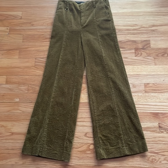 Anthropologie ett:twa wide leg corduroy pants 26 - Picture 2 of 7